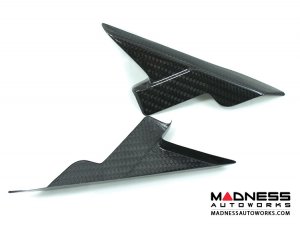 Alfa Romeo 4C Carbon Fiber Interior Door Triangle Cover Kit 